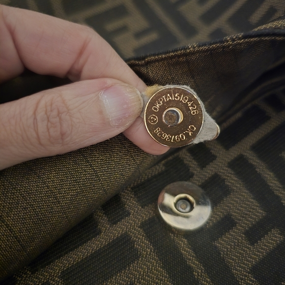 Fendi Zucca Monogram Messenger Laptop Bag - Picture 8 of 16